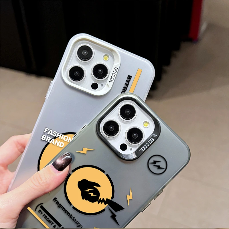 Funda chapada de lujo P-Pokemon para Xiaomi 11 Lite 5G NE 14T POCO X6 M5S 14 13 13T 12T Pro X7 X5 X3 NFC F4 GT F5 F6 M6 Pro 4G Etui