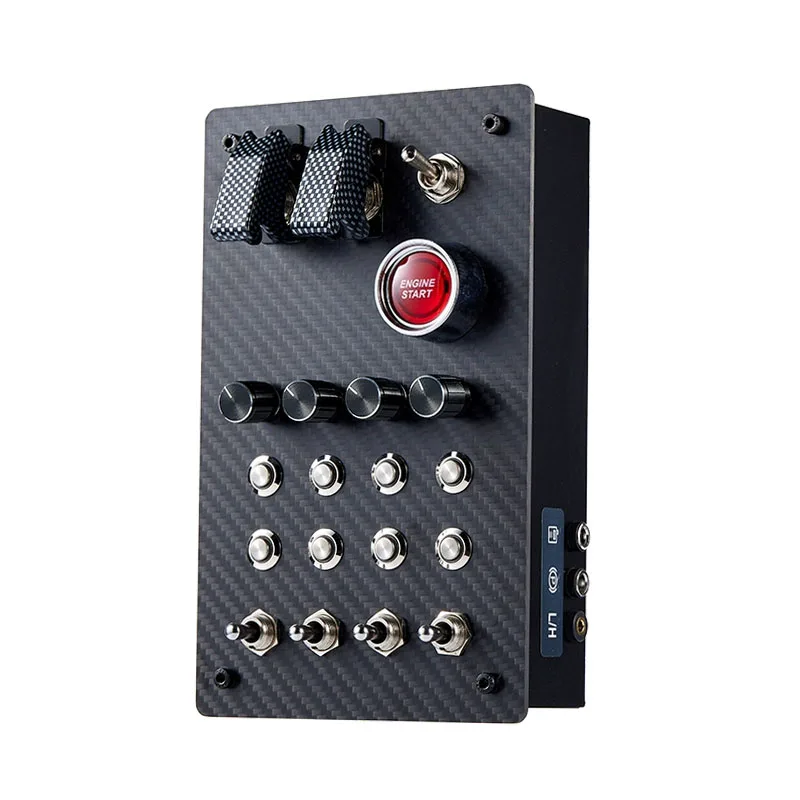 ZQSR PC USB simulador de carreras caja de Control Central caja de botones de Control multifuncional para Fanatec Thrustmaster para Logitech MOZA - imagen 2