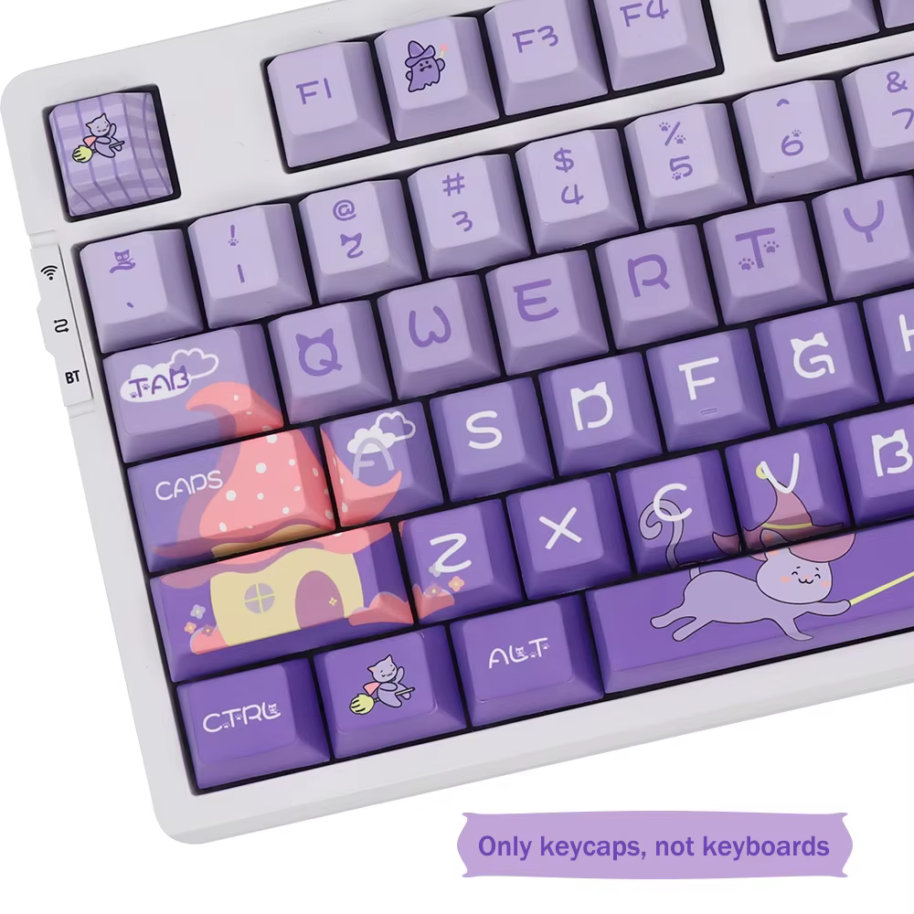 Set Teclas PBT Perfil Cherry – Gradiente Púrpura MX Switch - imagen 3