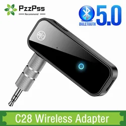 C28 Transmisor Receptor Bluetooth 5.0 - Audio 3.5mm Coche Manos Libres