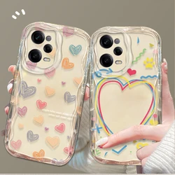Xiaomi Redmi Note 13 Funda Transparente 3D Corazón antigolpes
