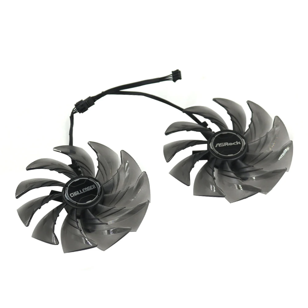 Para Asrock RX 7600 XT ventilador de tarjeta de vídeo CF1010H12S RX7600XT ventilador de refrigeración de tarjeta gráfica - imagen 4