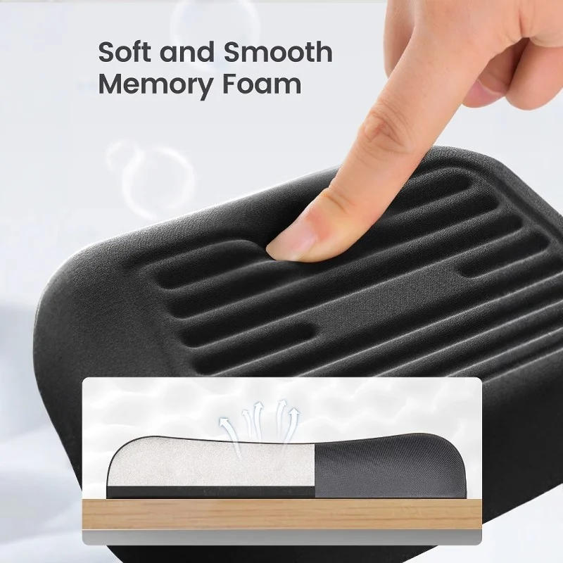 MiFuny-repos de manos para teclado dividido, almohadilla de escritorio suave de tipo dividido personalizado, reposamuñecas ergonómico para teclados mecánicos, regalos de juegos de oficina - imagen 3