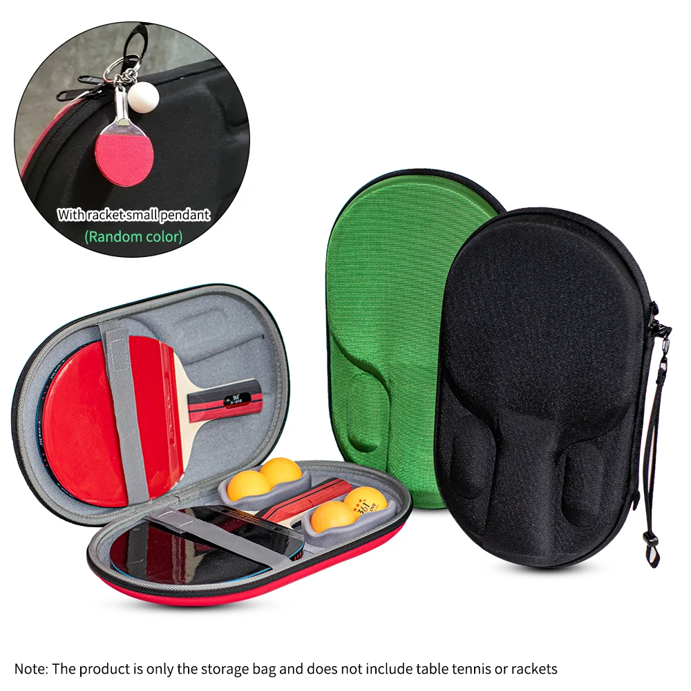 Bolsa de almacenamiento de raqueta de tenis de mesa portátil de EVA dura, caja Universal, resistencia al desgaste, resistencia a la compresión, Estuche de transporte de viaje - imagen 2