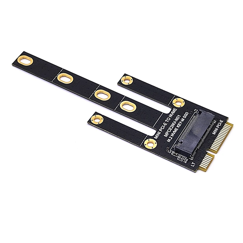 Nuevo adaptador Mini PCIE a NVME Mini PCIE a M2 MINI PCI-E a NVME tarjeta de conversión Riser soporte 2230 2242 2260 2280 NVME PCIE M2 SSD - imagen 3