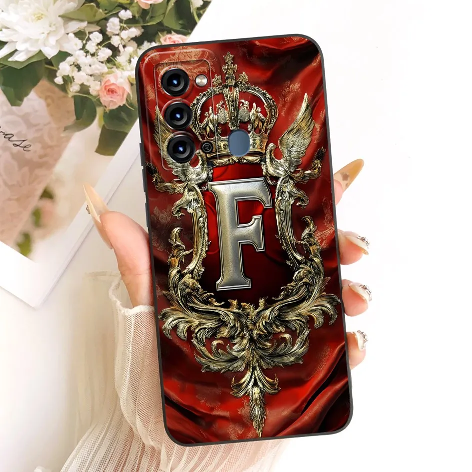 Funda de teléfono con letras bonitas para Itel S17 S661W / P38 / Vision 3, funda protectora trasera de silicona suave para carcasas ItelS17 Vision3 - imagen 5