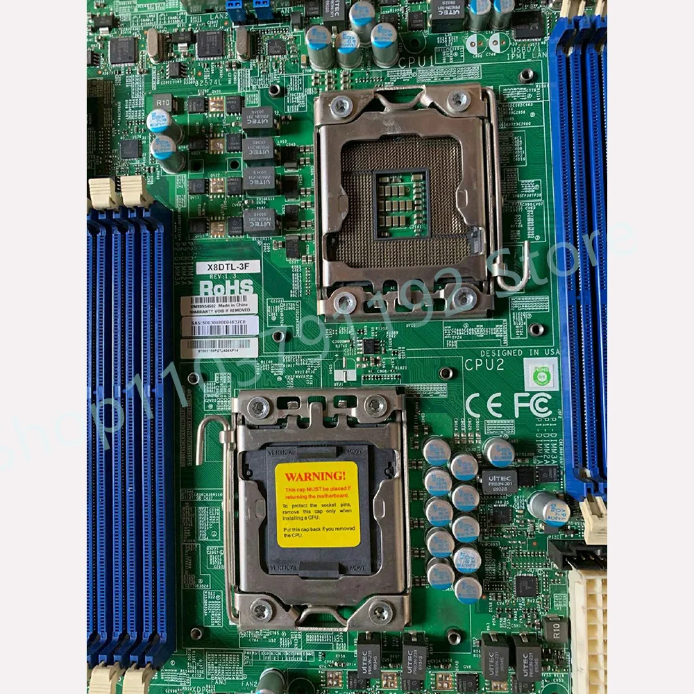 Placa base X8DTL-3F DDR3 SATA2 PCI-E 2,0 procesador Xeon IPMI 2,0 integrado serie 5600/5500 X8DTL-3F - imagen 2
