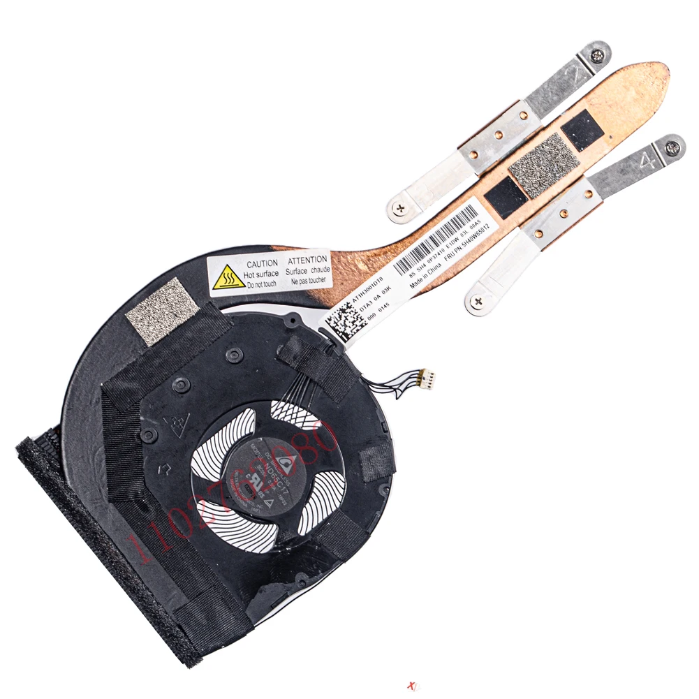 Nuevo disipador de calor del ventilador de refrigeración del refrigerador de la CPU Original para Lenovo ThinkPad X1 Carbon 7th 5H40W65012