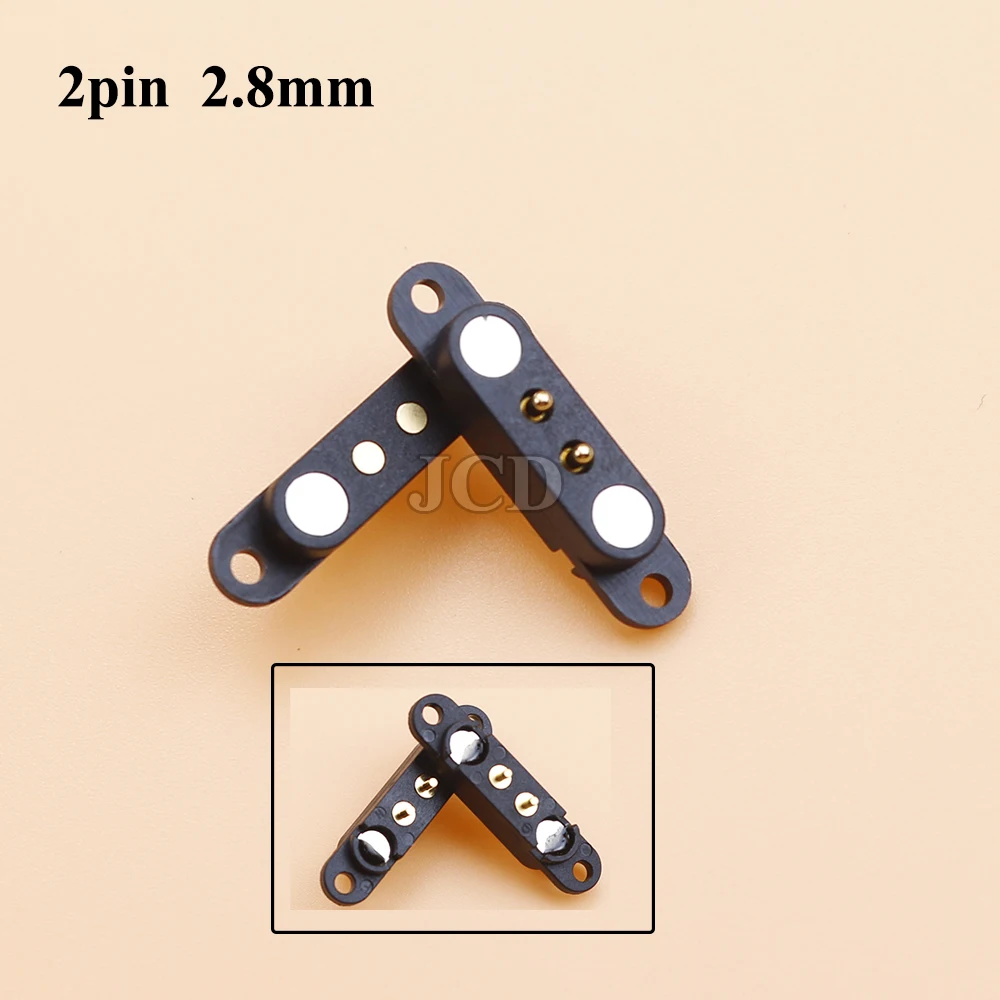 Conector Pogo Pin magnético 2A DC, 2 pines, 3 pines, 4 pines, 5 pines, Pogopin, macho, hembra, toma de corriente CC con resorte, 2P, 3P, 4P, 5P - imagen 3