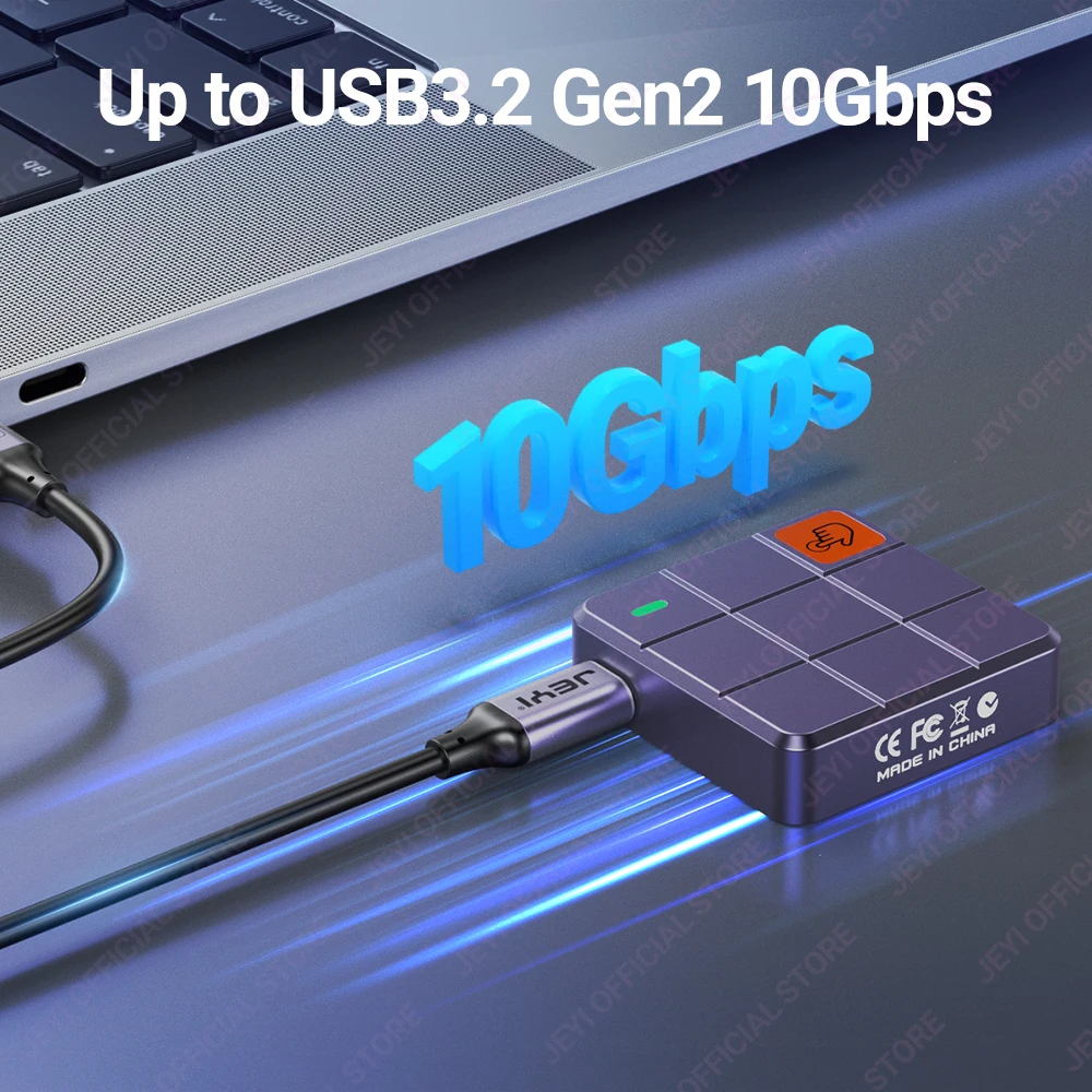 JEYI 2230 NVMe M.2 USB 3.2 Gen2 SSD Externo con UASP TRIM - imagen 4