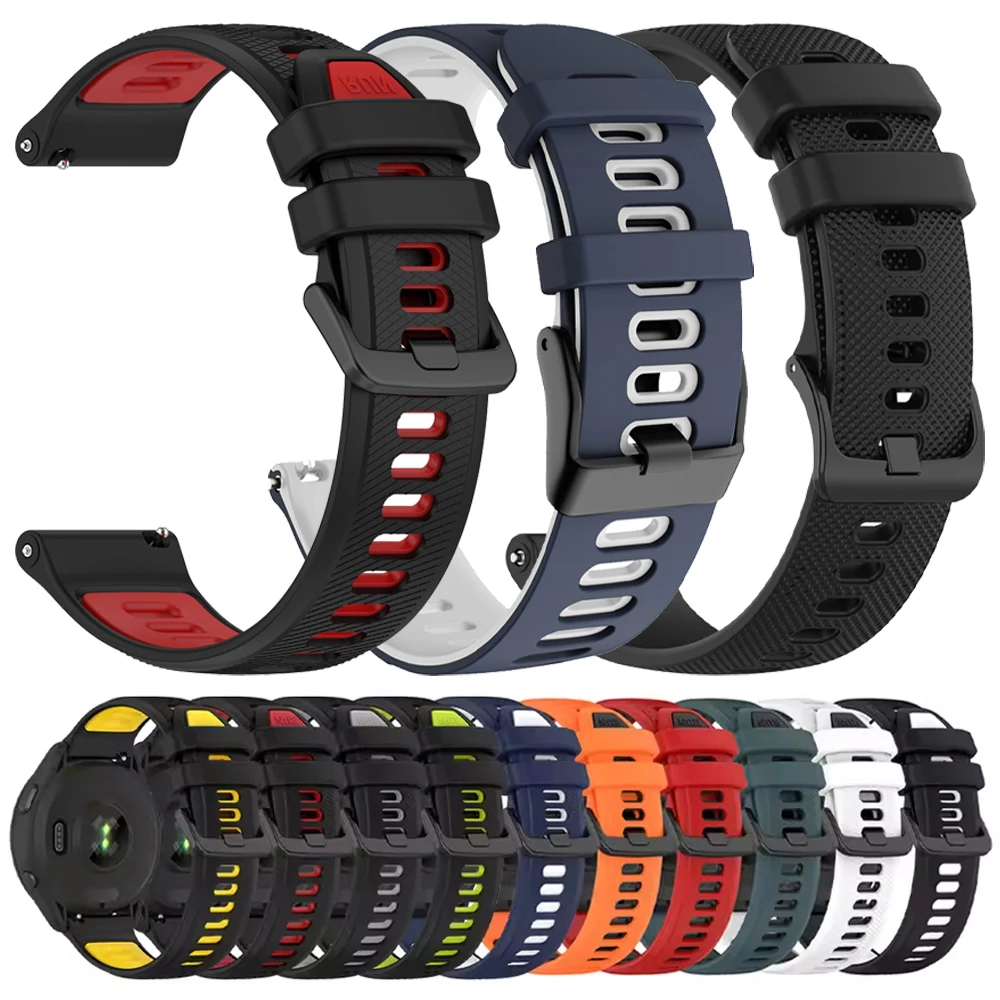 Correa de silicona para Zeblaze Vibe 7/Pro/Lite/stratos 2 3/Btalk/GTR 3 Pro/Ares 3 Pro, pulsera de repuesto Amazfit BALANCE 22mm Correa - imagen 2