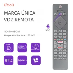 Mando a distancia Philips para TV con búsqueda por voz