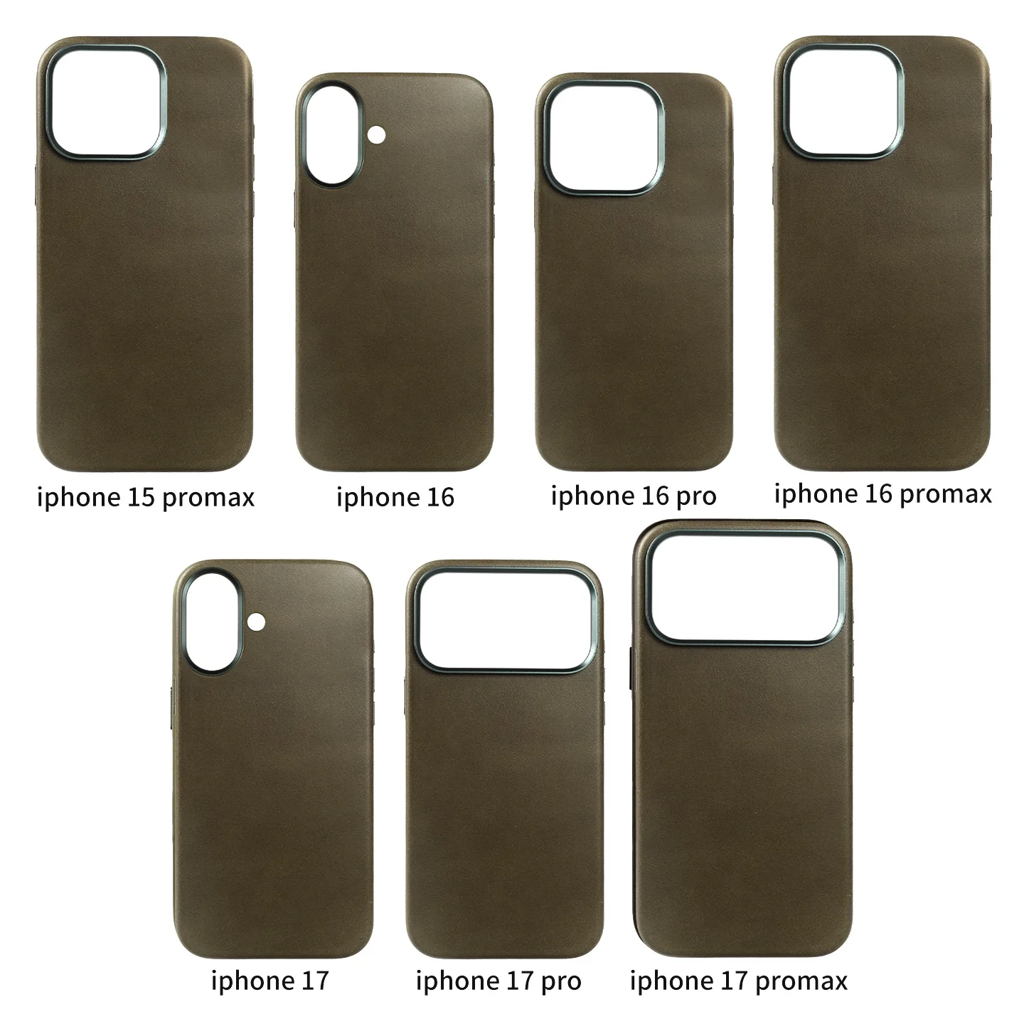 Funda de cuero genuino magnética Vintage para Iphone 17 Pro Max 16Pro, funda trasera de teléfono Magsafe con cera de aceite de negocios, fundas completamente envueltas - imagen 3