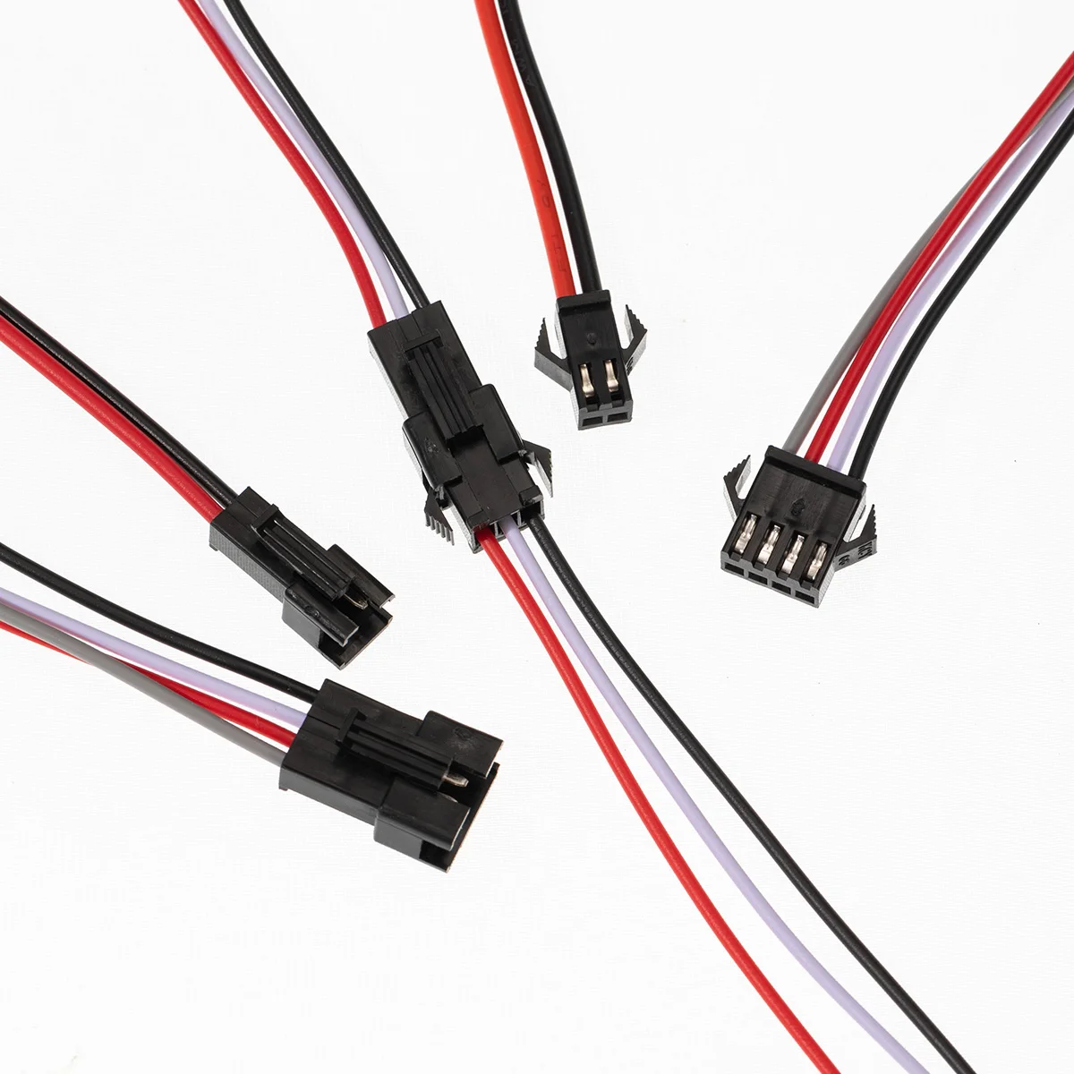 10 pares 2/3/4 Pin SM JST enchufe macho hembra conector de cable para RC Lipo batería coche barco Drone avión - imagen 5
