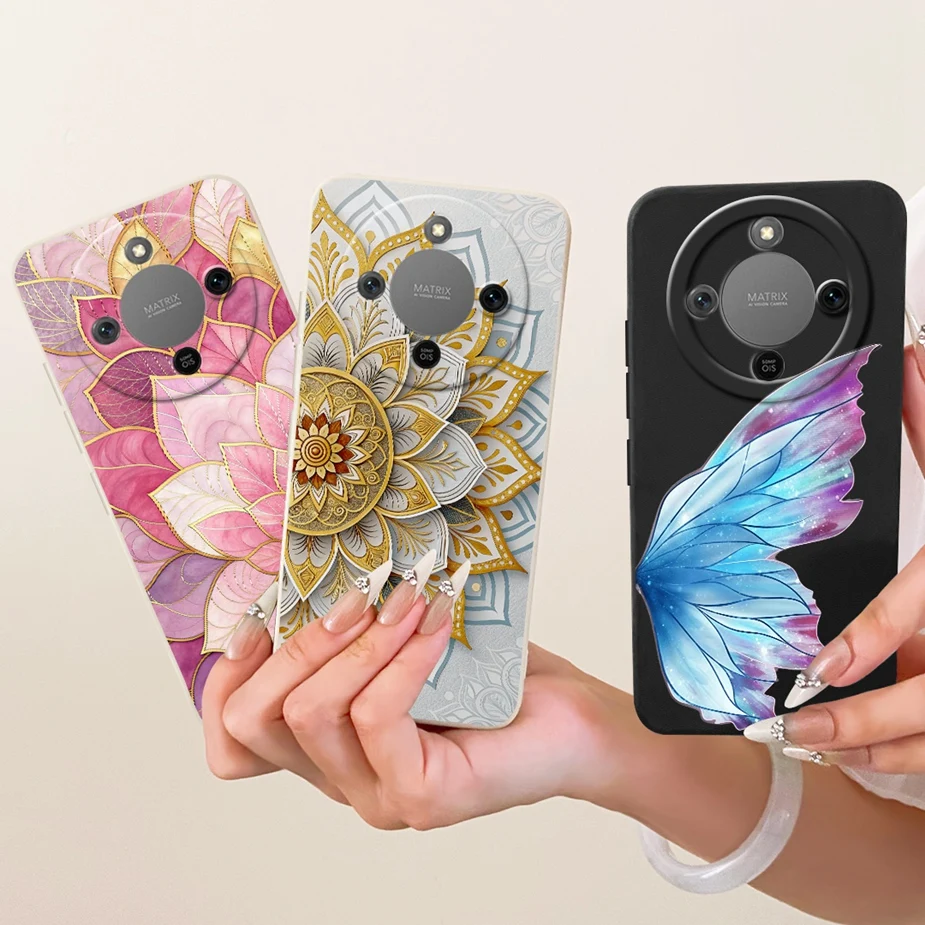 Para Honor Magic 8 Lite funda Honor X9d lujosa cubierta pintada de caramelo funda de silicona suave para Honor X70 X 70 Magic8 Lite bolsas HonorX9d - imagen 4