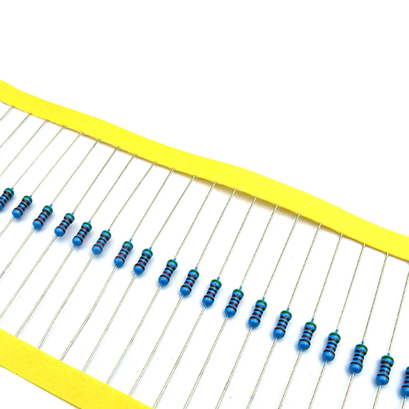 50 Uds 1% resistencia de película metálica 1/2W 1% 1Ω ~ 4,7 MΩ 0,5 W 4,7 10 47 100 200 470 910 1K 4,7 K 10K 22K 100K 220K 470K 910K 1M 2,2 M ohm - imagen 4