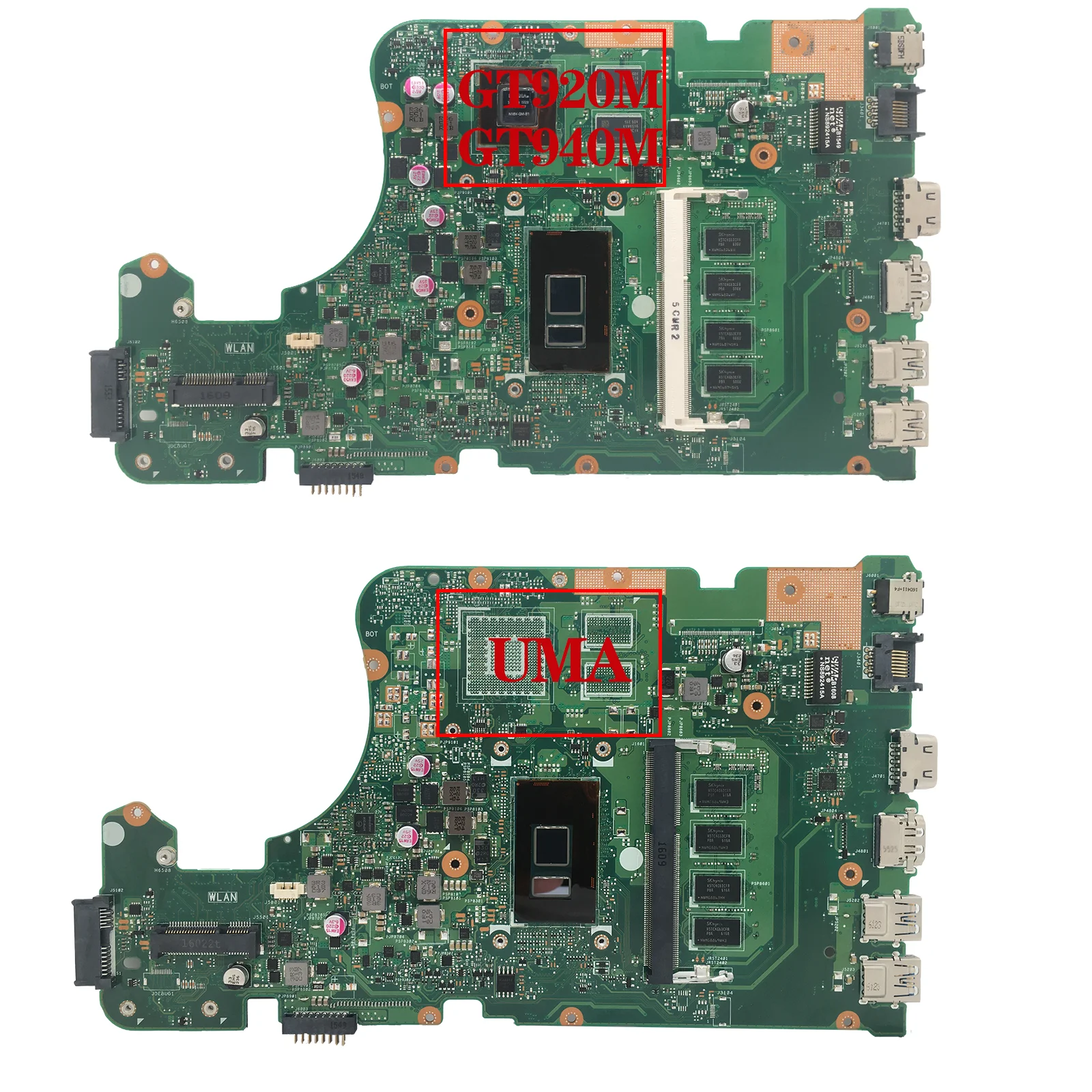 Placa base A555UJ A555UA A555UB F555UA F555UB F555UJ X555UJ K555UJ K555UB K555UA X555UF X555UA X555UB DX992U placa base para ordenador portátil - imagen 2