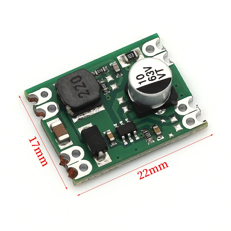 1/10/20 piezas DC-DC módulo de fuente de alimentación reductor 6V-55V entrada a 3,3 V 5V 9V 12V salida 600mA corriente - imagen 3