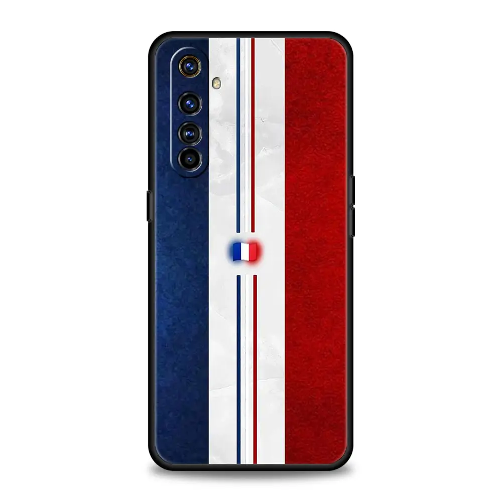 Funda de teléfono con bandera de Francia para Realme, 12, 11, 10, 9, 8, 5G, 7, 6, GT5, GT3, GT2 Pro Plus, C21, C11, C25, C35, GT Neo 2, 3, 3T, 5 - imagen 4
