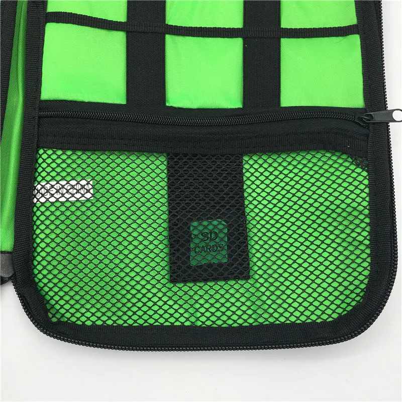 Bolsa organizadora de accesorios electrónicos, estuche de almacenamiento Digital de viaje Universal para cargador portátil, Cables Usb, auriculares, Banco de energía - imagen 5