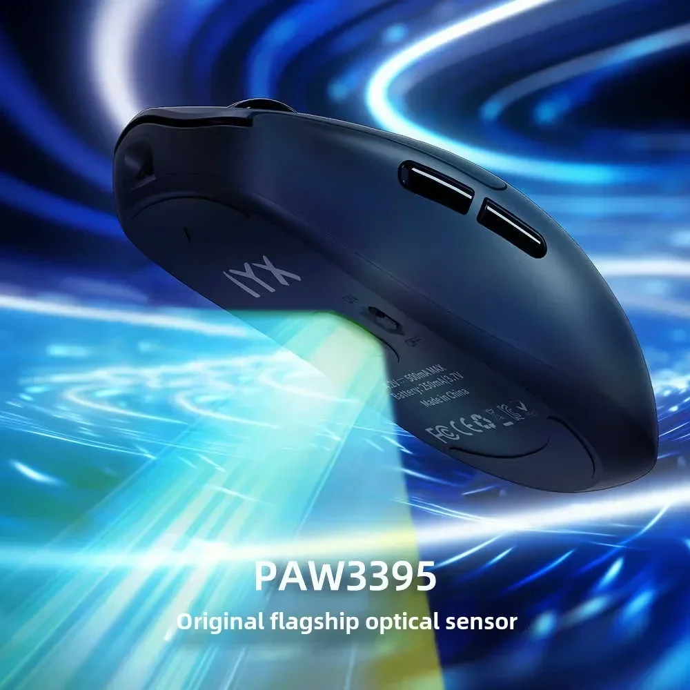 Ratón para juegos IYX AM358 de modo Dual, Sensor PAW3395 de 8K, ratón inalámbrico ligero tipo c, accesorios personalizados para deportes electrónicos y PC, regalos - imagen 5