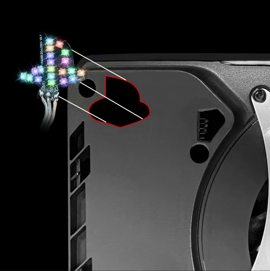 Luz de ambiente RGB con sincronización de música, más de 400 efectos de iluminación para PS5 Slim/Pro, consola de luz LED, luz ambiental P5, accesorios delgados - imagen 2