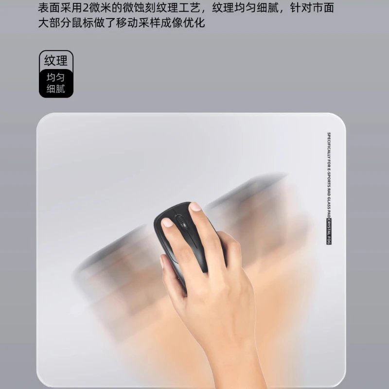 Alfombrilla de ratón de cristal antiniebla, alfombrillas de cristal fotovoltaicas para juegos, alfombrilla de escritorio personalizada para juegos de deportes electrónicos, alfombrilla de ratón para juegos PC FPS de 450x400mm - imagen 5