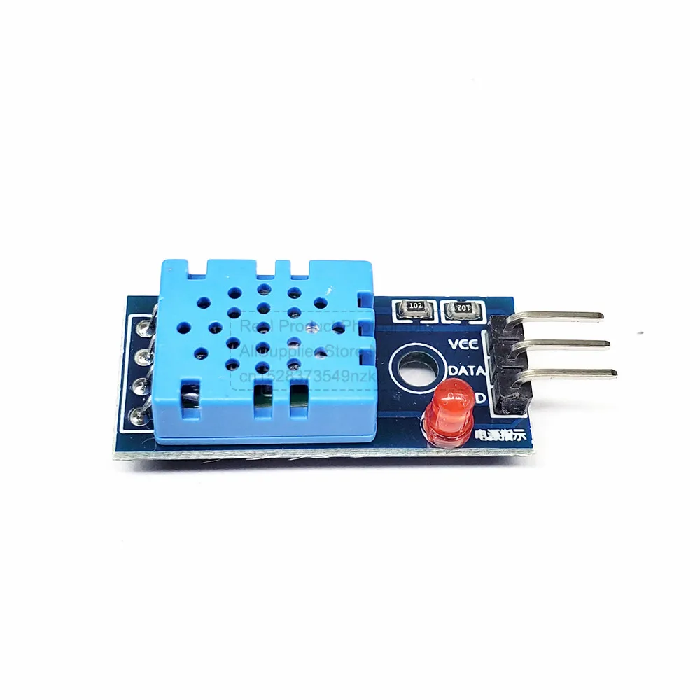 Módulo de sensor de temperatura y humedad relativa DHT11 para Arduino con sensor de temperatura electrónico inteligente LED de 3 pines - imagen 3