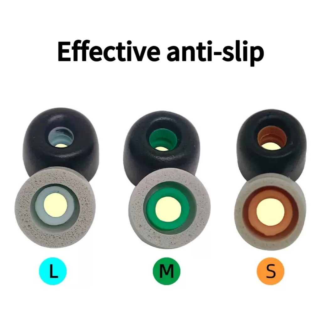 Almohadillas para Sony WF-1000XM4 XM3, auriculares inalámbricos de repuesto de espuma viscoelástica con cancelación de ruido de rebote lento para entrenamiento, 3 pares - imagen 2