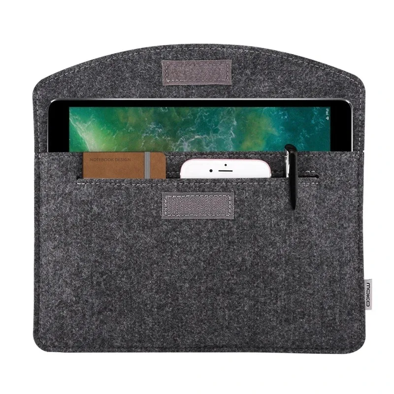 Funda de fieltro de lana para tableta, funda a prueba de golpes para iPad Air 5 10,9 2022 3/4, iPad Air 2/9,7 Pro 10,2 10,5 11 pulgadas - imagen 2