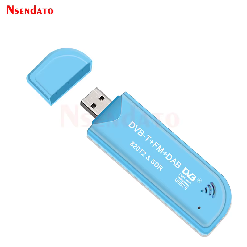 Receptor TDT RTL-SDR USB 2.0 con Antena FM/DAB para Windows