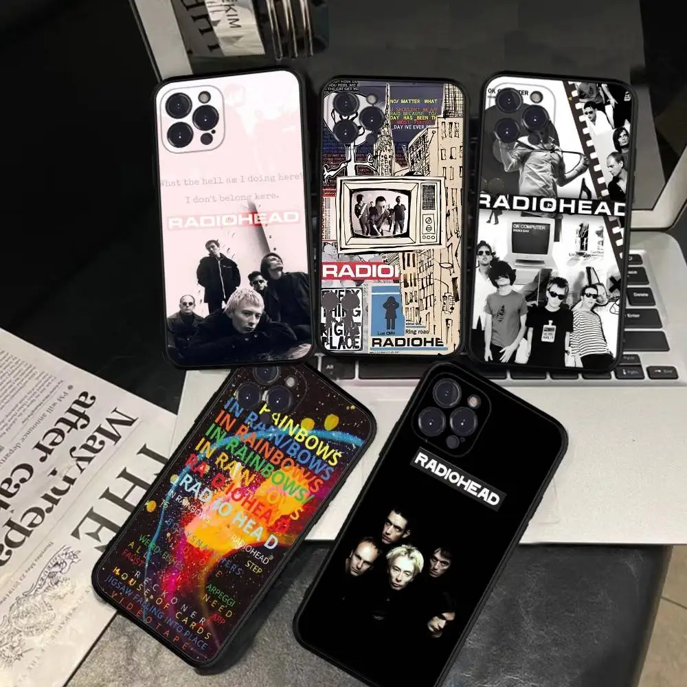Fashion Design Radiohead Phone Case For iPhone 16 15 14 13 12 Mini 11 Pro XS Max X XR SE 6 7 8 Plus Soft Silicone Cover - imagen 2