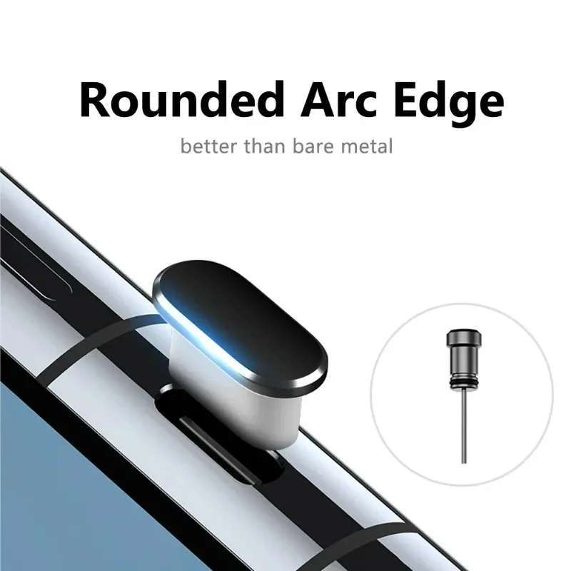 Juego de tapones antipolvo para teléfono tipo C de Metal, puerto USB tipo C y conector para auriculares de 3,5mm, enchufe antipolvo, Pin de tarjeta Sim para Samsung, Huawei y Xiaomi - imagen 5