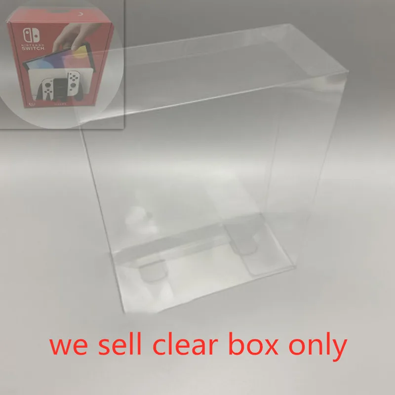 Protector de caja PET para consola Switch Oled, cajas de recogida transparentes para Nintendo Game, estuche de exposición transparente - imagen 2