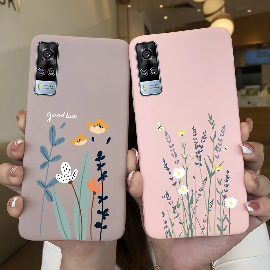 Funda trasera de silicona suave para vivo Y31 2021, funda de mariposa para Vivo Y51a Y51 2020, Diciembre Y 51 A VivoY31 - imagen 2