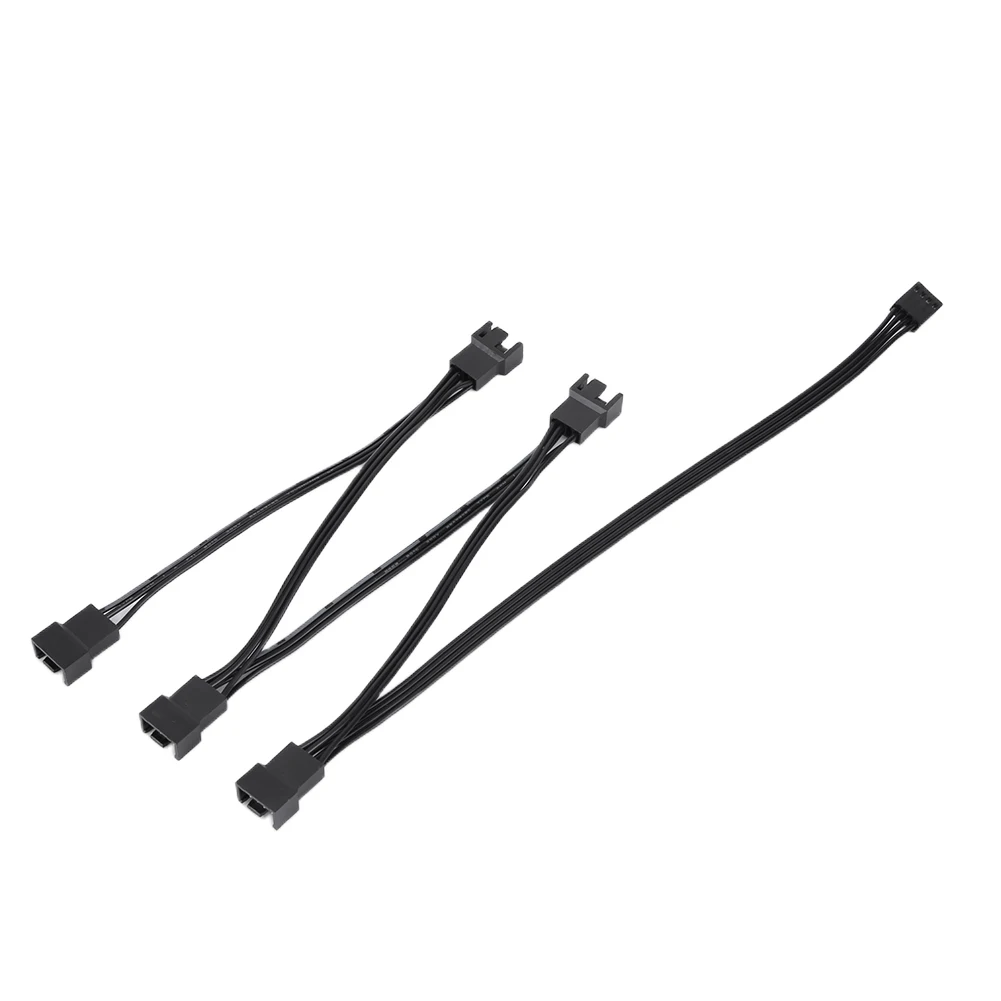 Divisor PWM de 5/6 vías, 4 pines, 4 pines, hembra a 3/4 Pines, Cable adaptador de concentrador de ventilador para ordenador, PC, carcasa, Cable de alimentación de extensión de ventilador - imagen 4