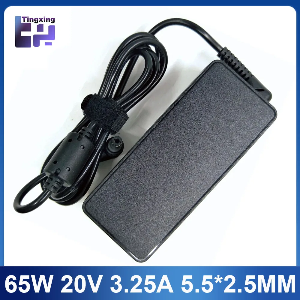 Cargador de ordenador portátil de 20V 3.25A 65W 5,5*2,5mm para Lenovo U130 U350 U310 U410 U430 U450 Y430 Y460 Z360 G230 G430 G360 adaptador de cuaderno