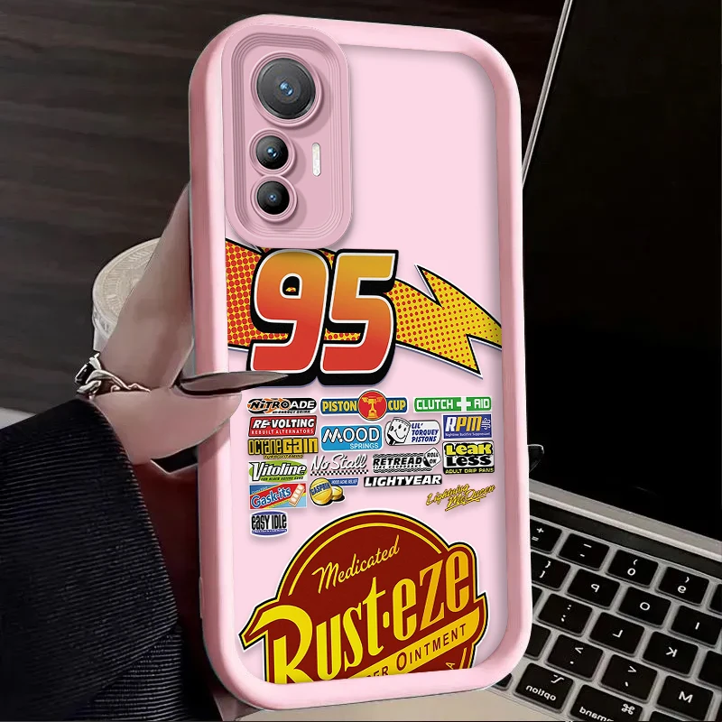 Funda para Xiaomi Poco X7 X6 X5 X3 NFC F7 F6 F5 F3 M7 M6 Pro 4G 5G Mi 12 11 Lite NE 5G 13T 12T 11T 14T Pro Cars Lightning McQueen - imagen 3