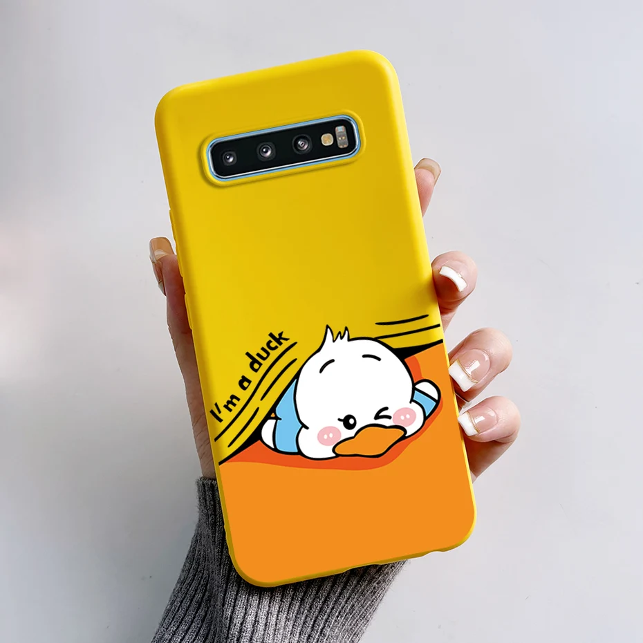 Funda para Samsung Galaxy S10 S 10 Plus S10E Fundas elegante pintado suave TPU protección contraportada para Samsung S10 S10 + funda de teléfono - imagen 3