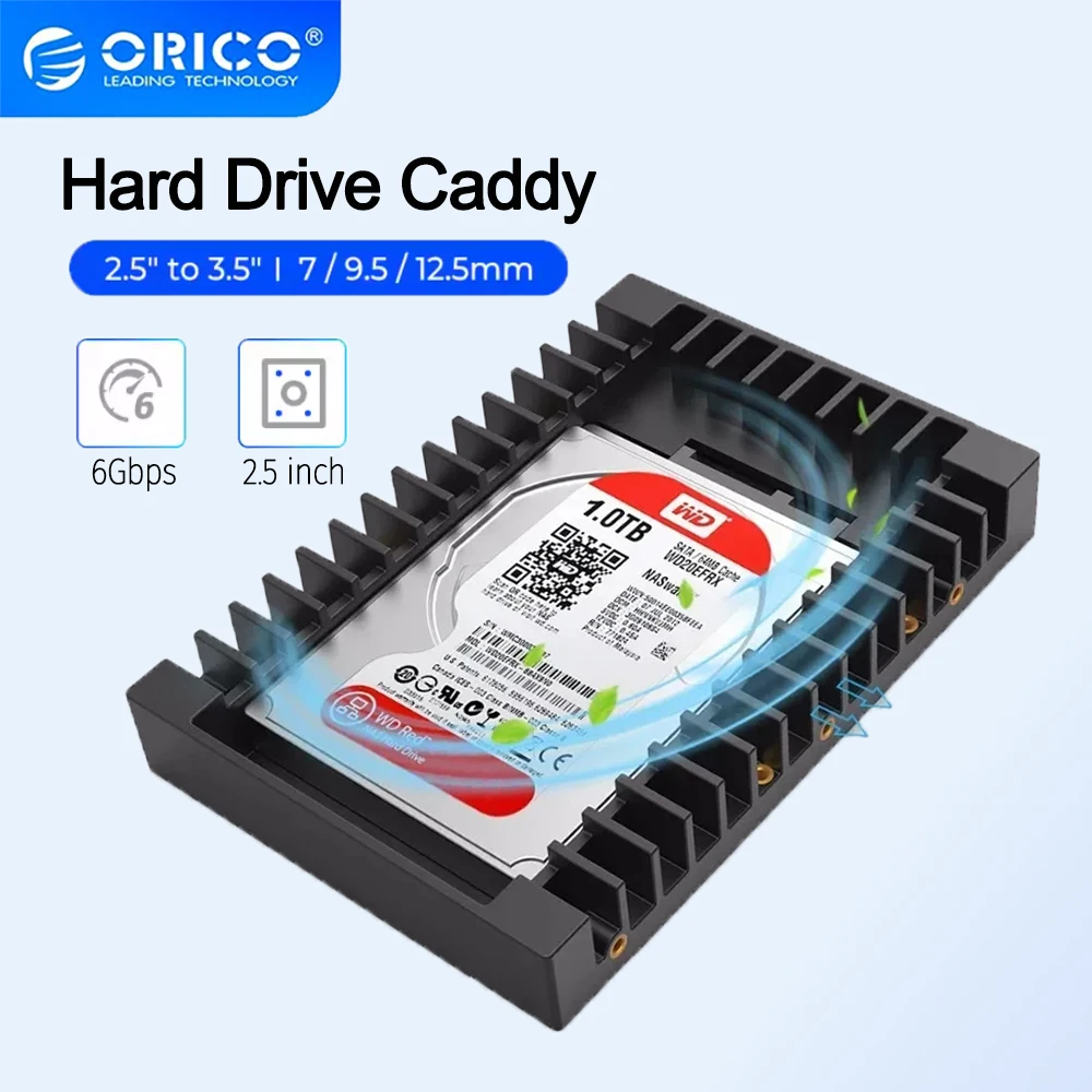 ORICO 2,5 SSD SATA a 3,5 adaptador de disco duro convertidor de bahía de unidad interna soporte de montaje bandeja Caddy para adaptador Ssd - imagen 2