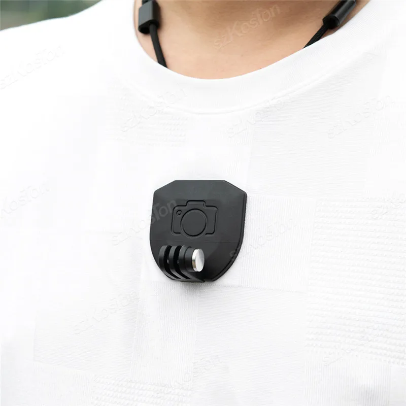 Correa magnética para el cuello, soporte magnético para el pecho para cámara Insta360 X5 X4 Go 3s DJI Action 5 Pro GoPro 13 12 11 10 9 8 - imagen 3