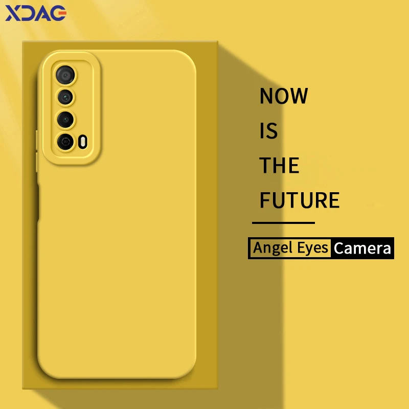 Funda de silicona líquida con Ojos de Ángel para Huawei P Smart Z Pro Plus, bolsas suaves para teléfono móvil, 2018, 2019, 2021, PSmart2021