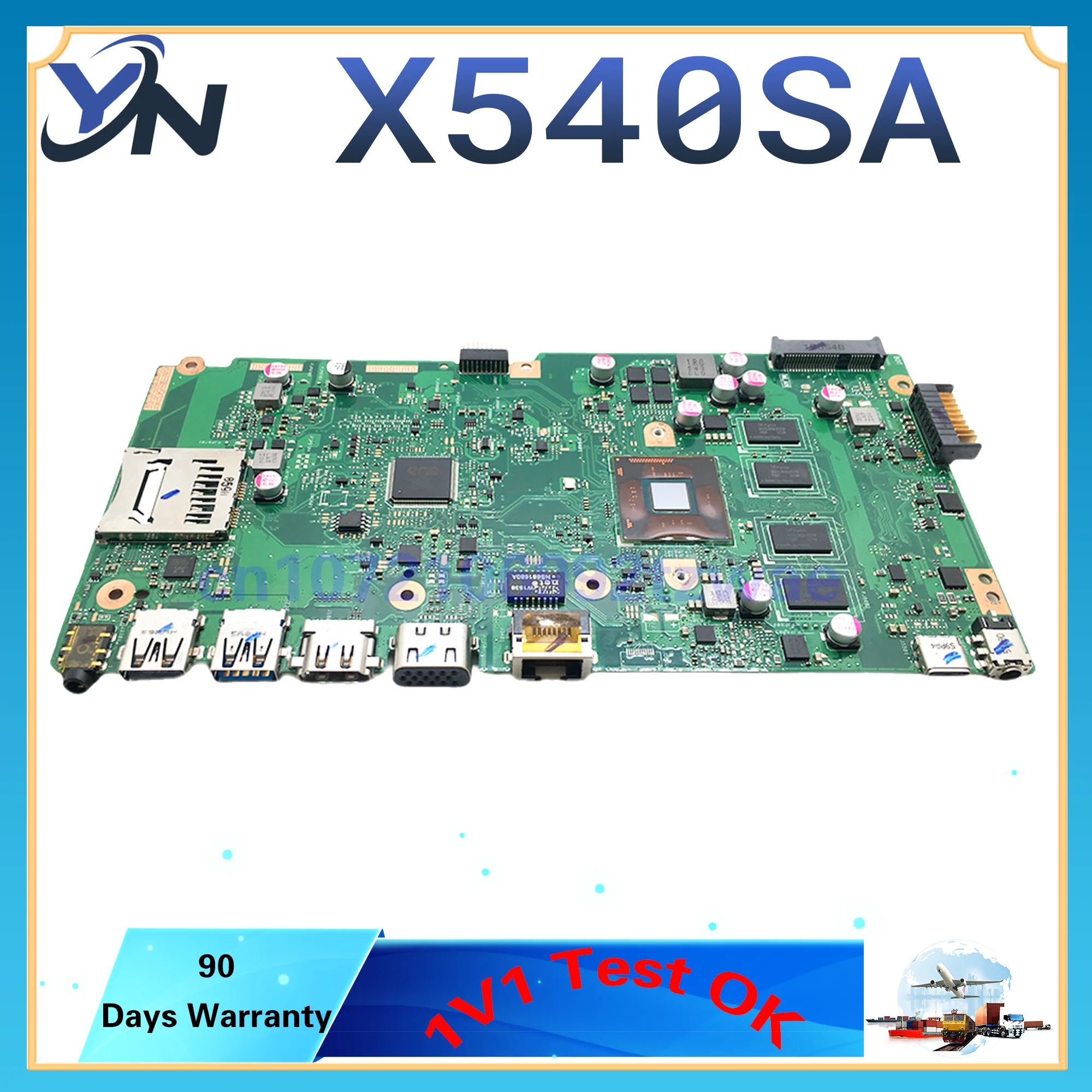 Placa base X540SA para ASUS PLACA X540SAA X540S F540S X540 REV 2,1 N3050 N3700 N3710 CPU 2G/4GB/8G placa base para ordenador portátil
