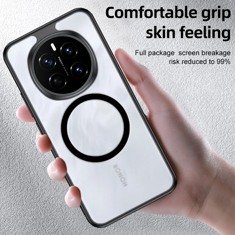 Airbags a prueba de golpes, funda de carga inalámbrica magnética para Honor Magic 7 6 5 4 Pro Magic7 Magic6 Magic5 Pro, funda protectora - imagen 4