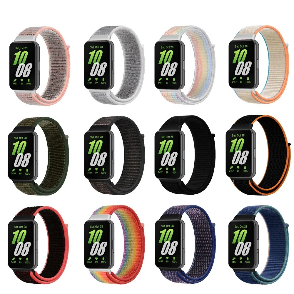 Correa de nailon para Samsung Galaxy Fit 3, pulsera de reloj inteligente para Galaxy Fit 3, accesorios de Correa de repuesto - imagen 2