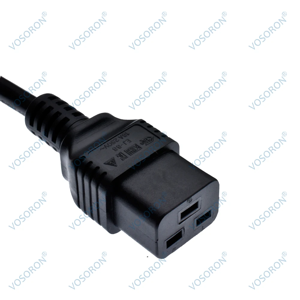 C19 a Reino Unido BS1363 Singapur Malasia 3 pines a IEC 320 C19 Cable de extensión de alimentación para chasis PDU 16A250V adaptador cuadrado tipo G - imagen 5