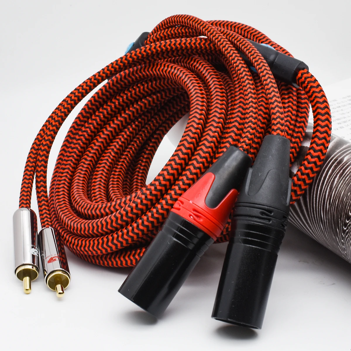 Cable XLR RCA Dual OFC – Audio Hifi Pro 3 pines - imagen 4
