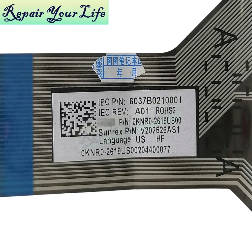 US Backlit Keyboard for ASUS ROG Flow X13 GV301 GV301QC GV301QH GV301QE Gaming Laptop Keyboards Backlight V202526AS1 2619US00 - imagen 5