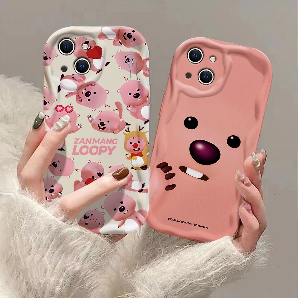 Funda de silicona suave para iPhone, carcasa con ondas 3D para modelos 16, 15, 14, 13, 12, 11 Pro Max, Mini, X, XR, XSMAX, 8, 7, 6S Plus - imagen 2