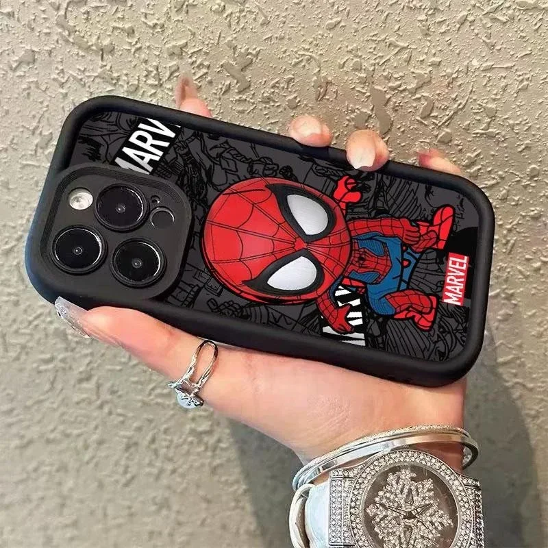 Funda para Motorola Moto G05 G04 G04S G24 G34 G14 G15 G30 G22 E32 E13 E40 E14 E22 G9 G Play 2025 cubierta Spider-Man Venom Deadpool - imagen 5